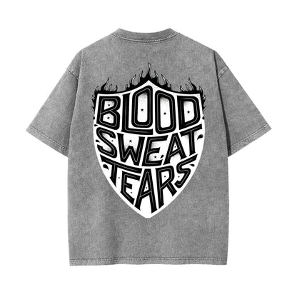 Blood Sweat Tears Graphic Tee | Hardcore Athletic Streetwear