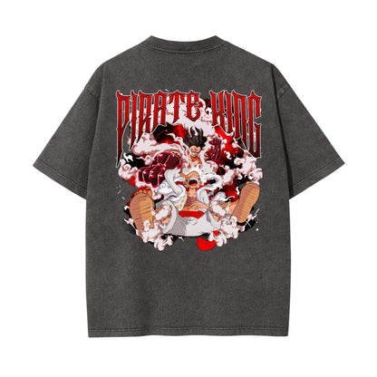 Unisex Heavyweight Washed T-shirt Printed in USA|250GSM Cotton DTG  Double-sided
