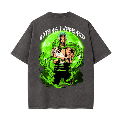 Unisex Heavyweight Washed T-shirt Printed in USA|250GSM Cotton DTG  Double-sided