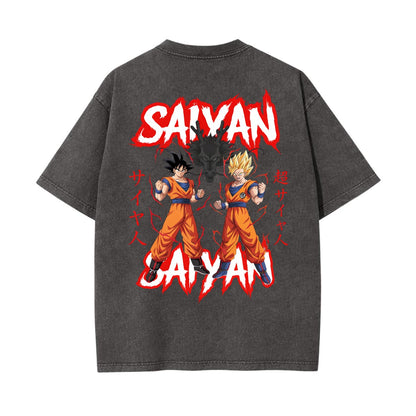 Saiyan Elite Graphic Anime T Shirt | Vintage Anime Tee