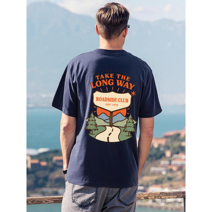 Take The Long Way Roadside Club Vintage Graphic T-Shirt
