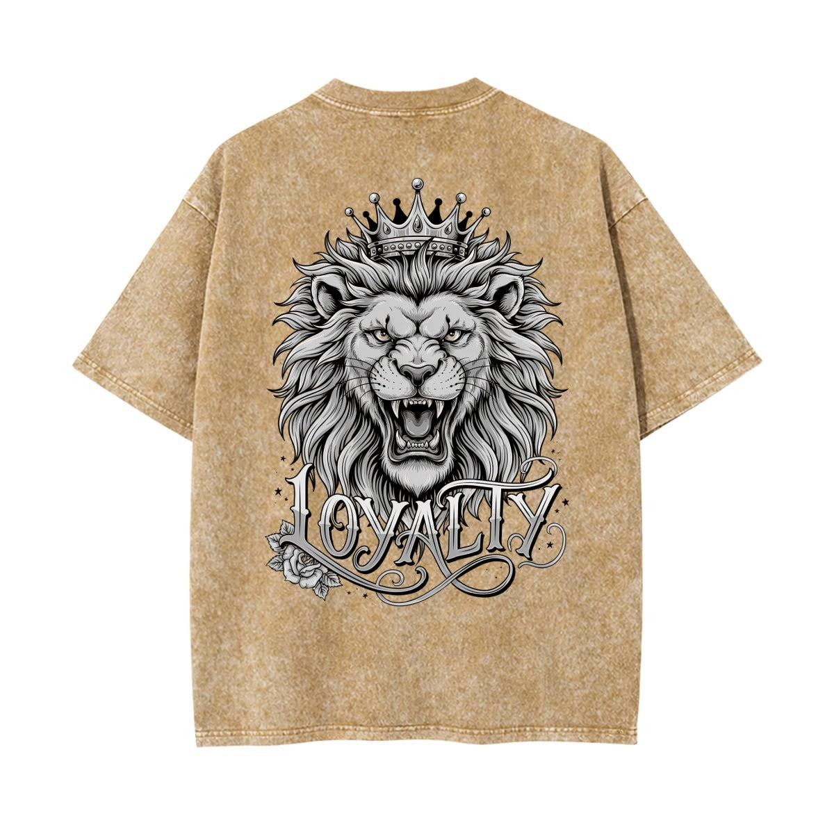 Loyalty Crowned Lion Tee | Urban Streetwear Graphic T-Shirt