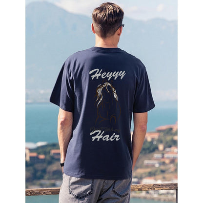 Men's T-Shirt Printed in USA|180GSM Front & Back DTF