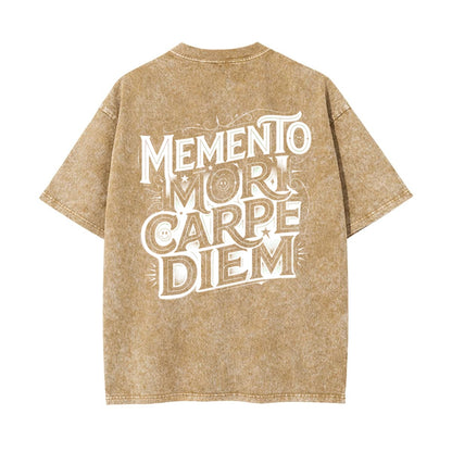 Memento Mori Carpe Diem Tee | Dark Aesthetic Graphic T Shirt