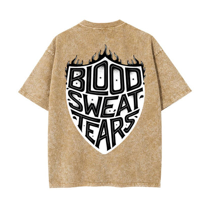 Blood Sweat Tears Graphic Tee | Hardcore Athletic Streetwear