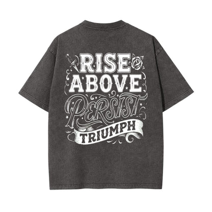 Rise Above Graphic Tee | Gym Streetwear T-Shirt