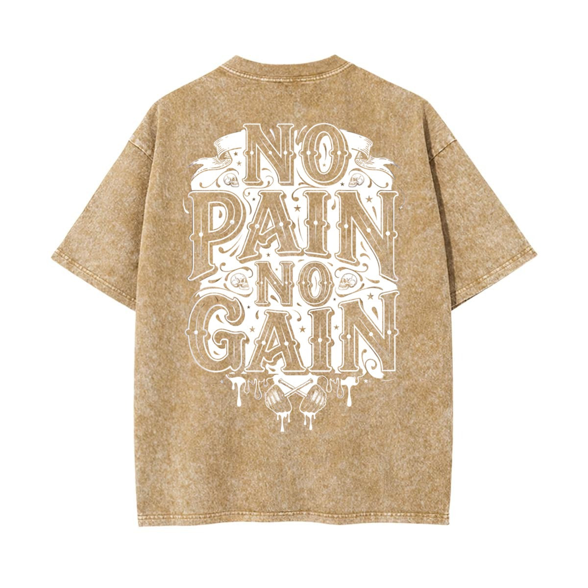 No Pain No Gain Graphic Tee | Hardcore Gym Streetwear