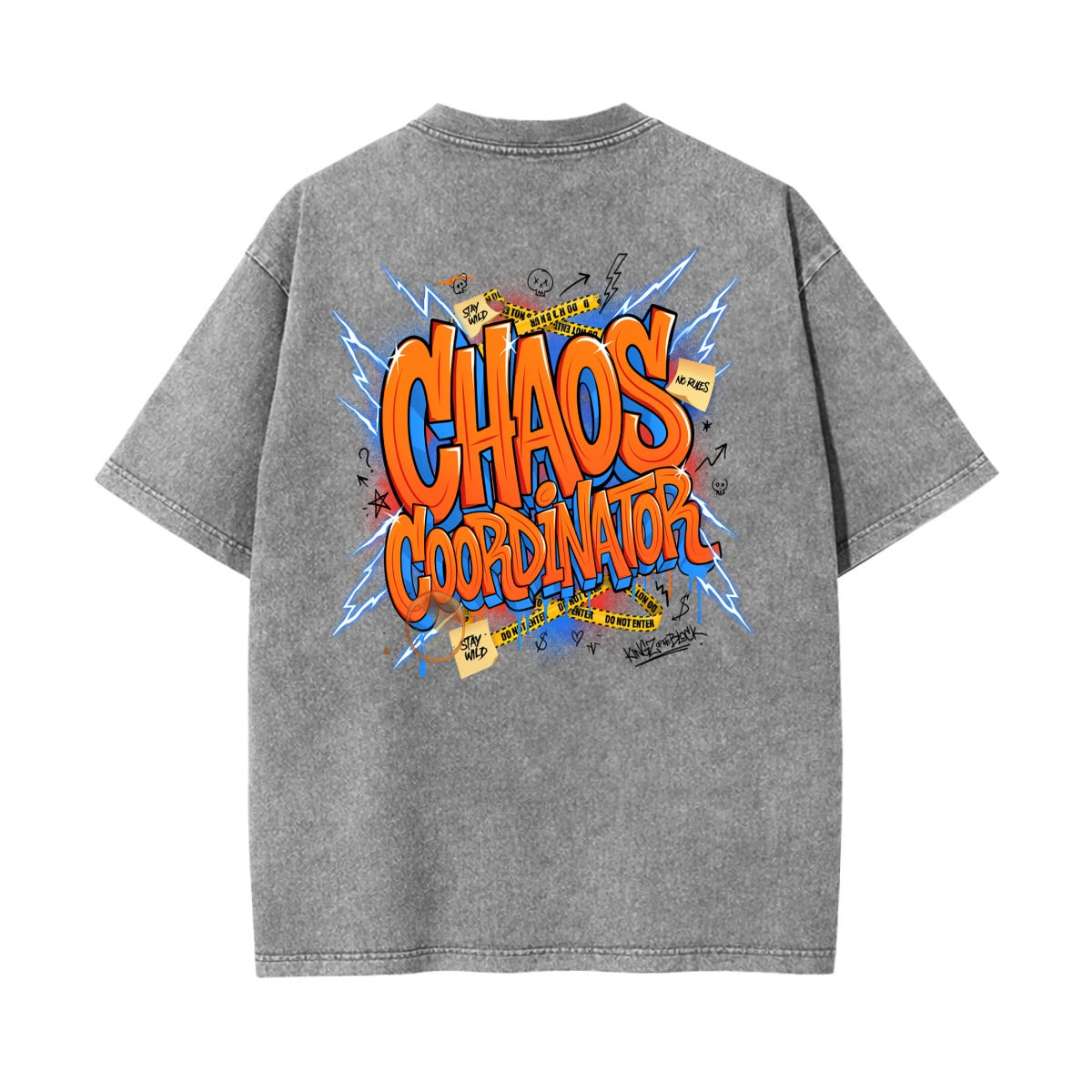 Chaos Coordinator Graphic T Shirt | Y2K Comic Pop Art Tee