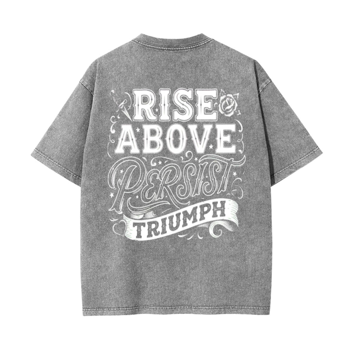 Rise Above Graphic Tee | Gym Streetwear T-Shirt