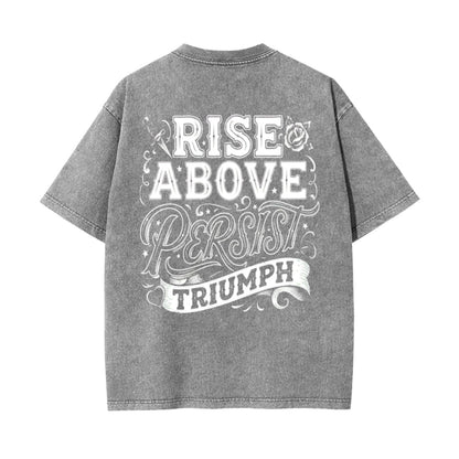 Rise Above Graphic Tee | Gym Streetwear T-Shirt