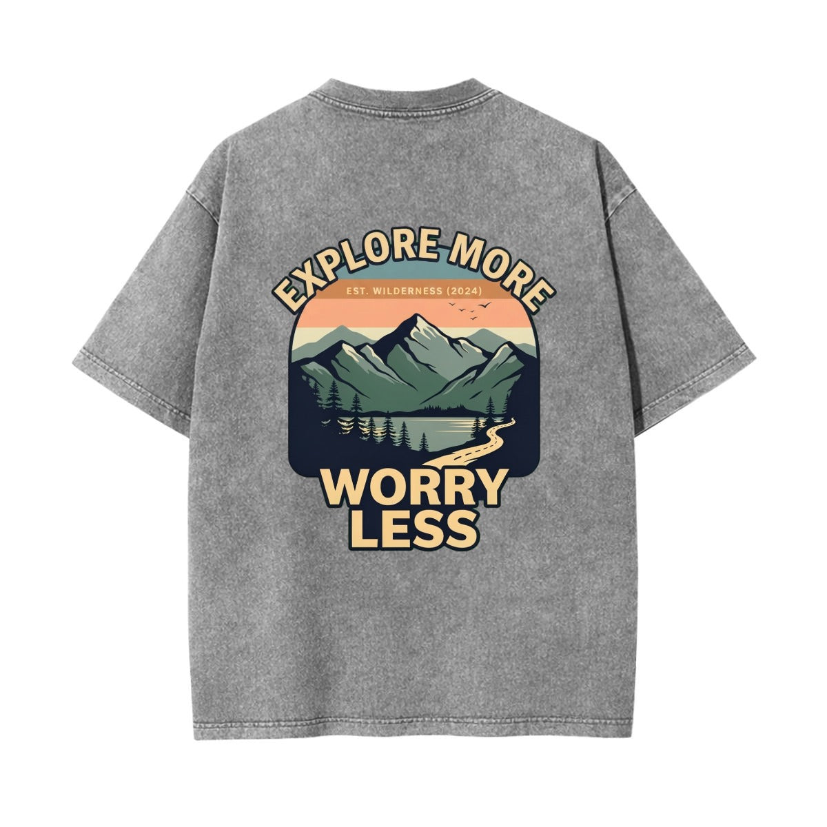 Explore More Mountain Graphic T Shirt | Vintage Adventure Tee