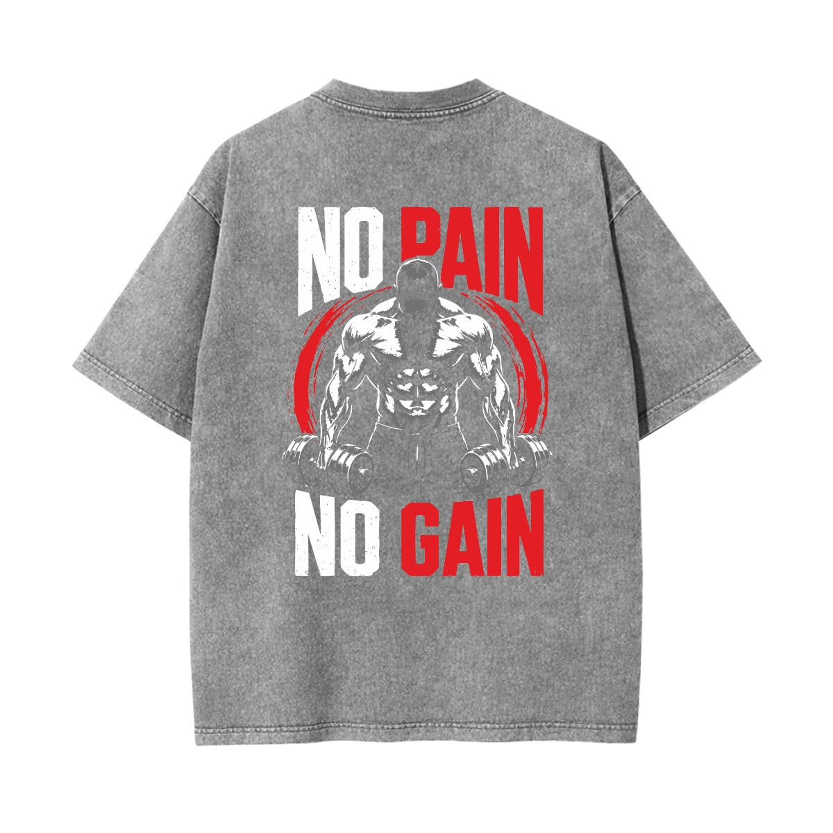 Unisex Heavyweight Washed T-shirt Printed in USA|250GSM Cotton DTG  Double-sided
