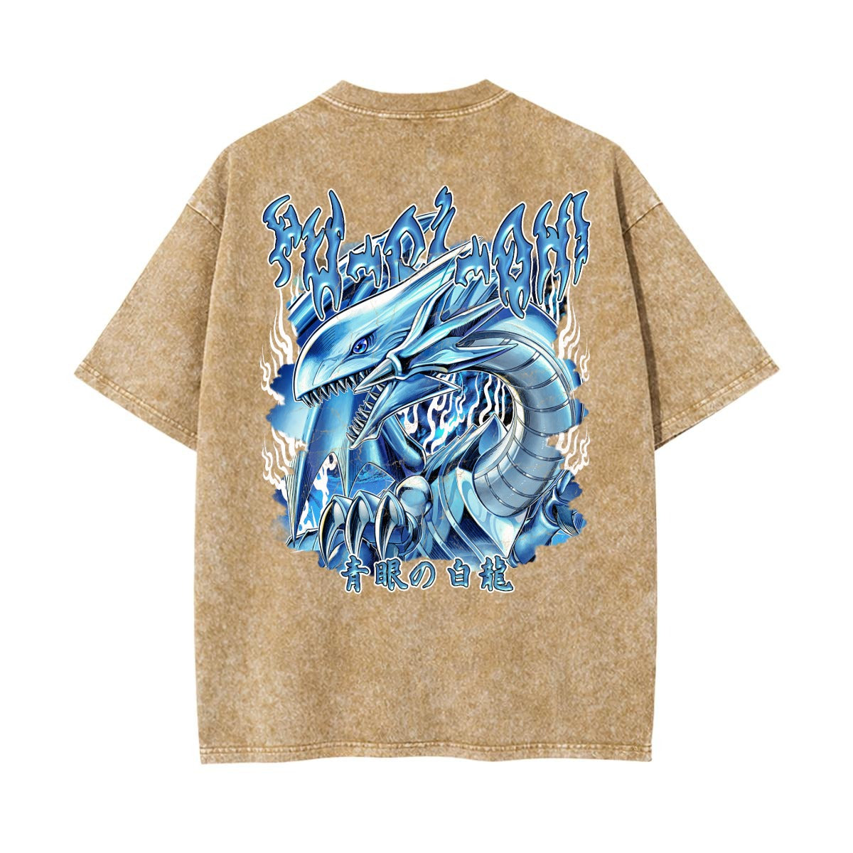 Unisex Heavyweight Washed T-shirt Printed in USA|250GSM Cotton DTG  Double-sided