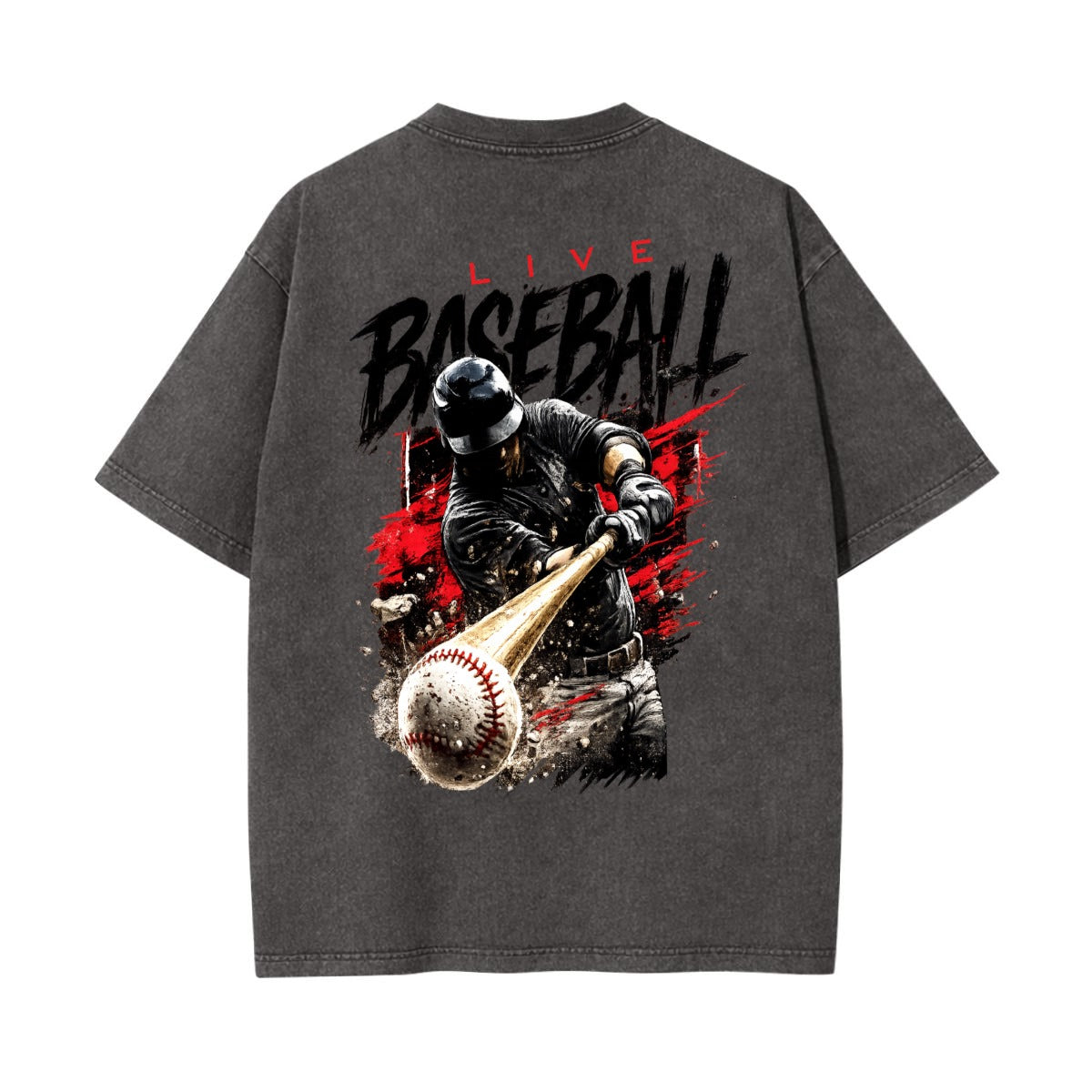 Live Baseball T Shirt | Baseball Player Graphic Tee