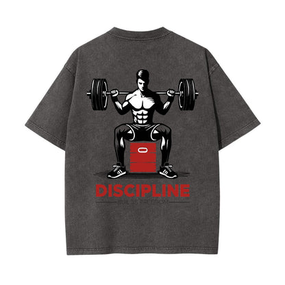 Unisex Heavyweight Washed T-shirt Printed in USA|250GSM Cotton DTG  Double-sided